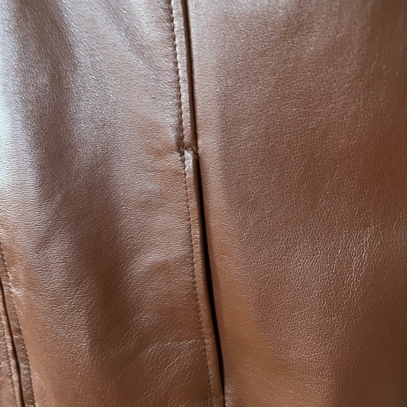 Woman’s Leather Jacket Sz Large - Picture 5 of 5